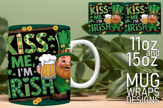 Stunning mug templates, make your designs stand out! , St Patrick Sublimation HoodArtCraft 