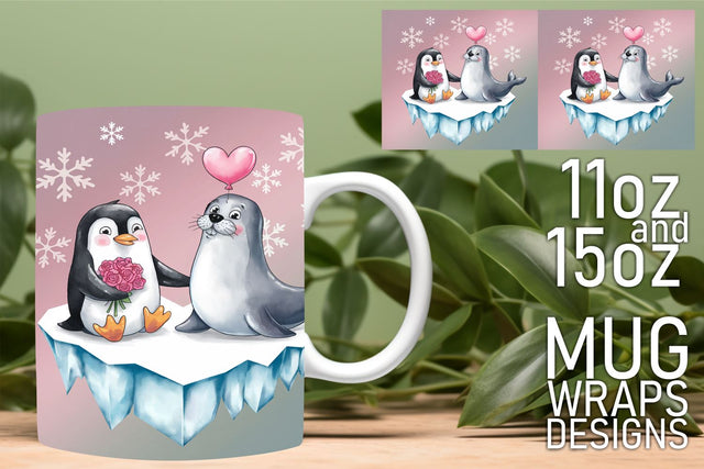 Stunning mug wrap templates, perfect for every occasion! , Valentines Sublimation HoodArtCraft 