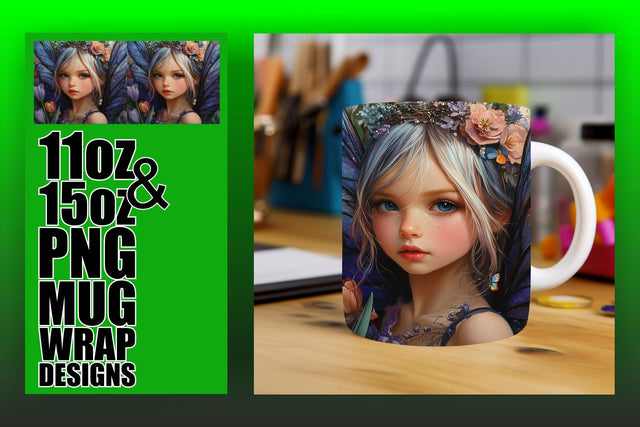 stunning mug wraps for sublimation! , Craft with confidence, Fairy Sublimation HoodArtCraft 