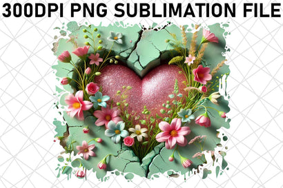 Stunning PNG artwork for party decorations, make memories! , 3D Heart Sublimation afrosvg 