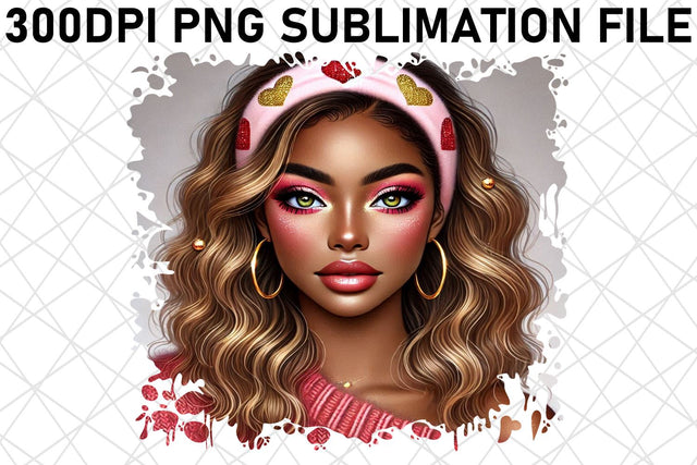 Stunning PNG artwork, perfect for any application! , Love Girl Sublimation afrosvg 