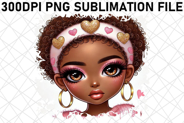 Stunning PNG designs for event invitations, make memories! , Love Girl Sublimation afrosvg 