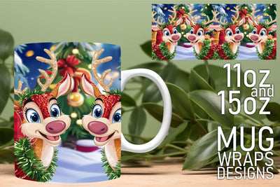 Stunning PNG designs, perfect for 11oz and 15oz mugs! , Christmas Sublimation HoodArtCraft 