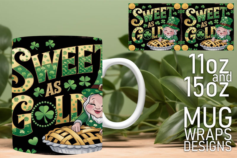 Stunning PNG designs, perfect for 11oz and 15oz mugs! , St Patrick Sublimation HoodArtCraft 