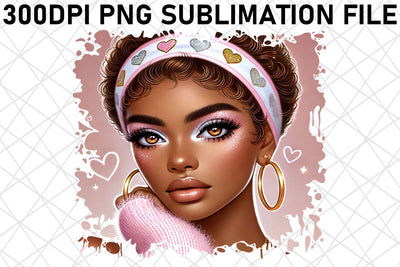 Stunning PNG files for flower pots, beautify your space! , Love Girl Sublimation afrosvg 