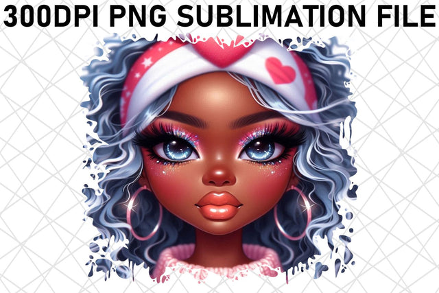 Stunning PNG files for kids' clothing, make fashion fun! , Love Girl Sublimation afrosvg 