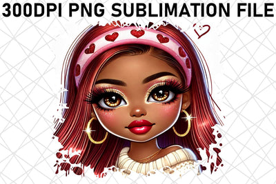 Stunning PNG images, perfect for all your needs! , Love Girl Sublimation afrosvg 
