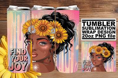 Stunning PNG wrap, perfect for your unique designs! , Afro Woman Sublimation afrosvg 