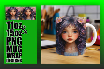 stunning PNG wraps for mugs! , Perfect for special moments, Fairy Sublimation HoodArtCraft 