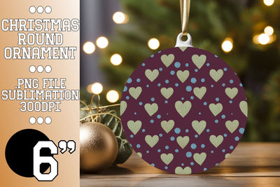 Stunning round designs for keychains, make your projects pop., Heart Sublimation HoodArtCraft 