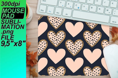 Stunning sublimation designs for your mouse pad! , Heart Sublimation HoodArtCraft 