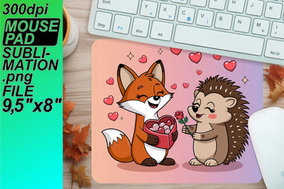Stunning sublimation mouse desk mats, elevate your workspace! , Valentines Sublimation HoodArtCraft 