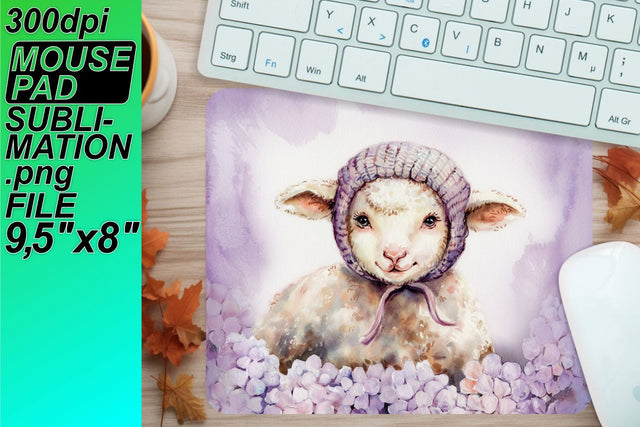 Stunning sublimation mouse mat, elevate your workspace! , Animals Sublimation HoodArtCraft 