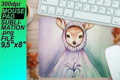 Stunning sublimation mouse pad, perfect for any desk! , Animals Sublimation HoodArtCraft 