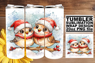 Stunning tumbler wrap, designed for vibrant colors! , Xmas Sublimation afrosvg 