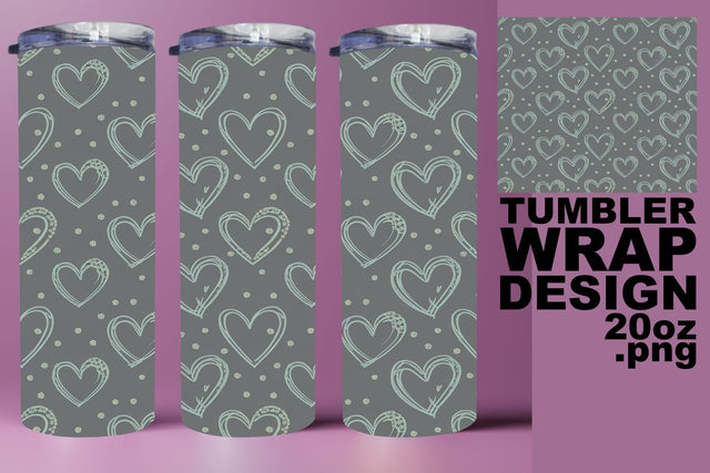 Stunning tumbler wrap, great PNG for sublimation joy! , Heart Sublimation HoodArtCraft 