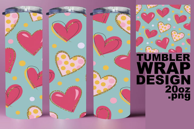 Stunning tumbler wrap, high-resolution PNG for fun! , Heart Sublimation HoodArtCraft 