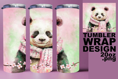 Stunning tumbler wrap, ideal for sublimation gifts! , Animals Sublimation HoodArtCraft 