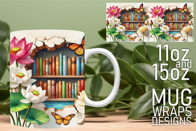 Stunning wraps for mugs, great for all crafting enthusiasts! , Books Sublimation HoodArtCraft 