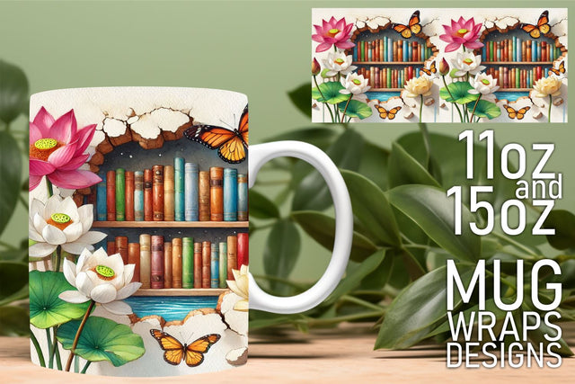 Stunning wraps for mugs, great for all crafting enthusiasts! , Books Sublimation HoodArtCraft 