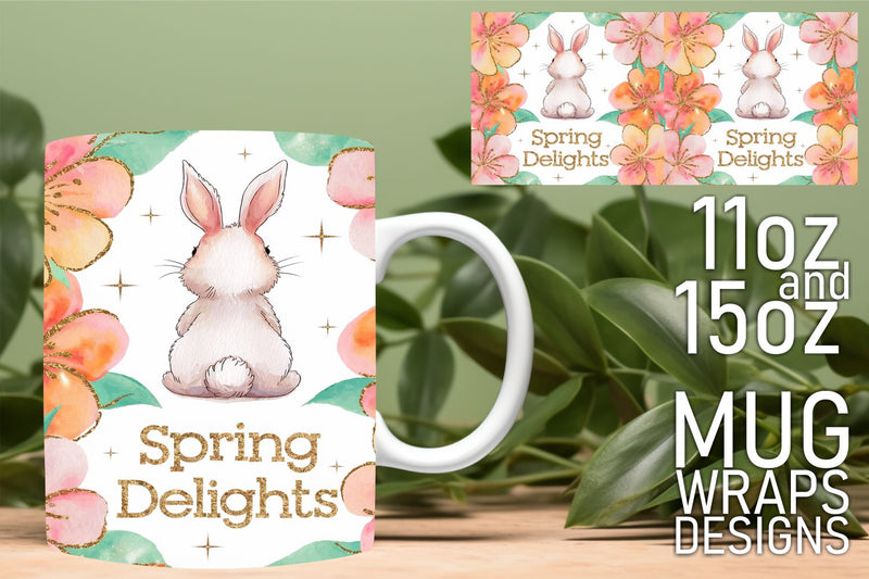 Stunning wraps for mugs, great for all crafting enthusiasts! , Easter Sublimation HoodArtCraft 