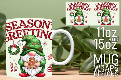 Stunning wraps for mugs, great for all crafting enthusiasts! , Gnomes Sublimation HoodArtCraft 