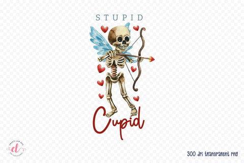Stupid Cupid | Anti Valentines Day Sublimation Sublimation CraftLabSVG 