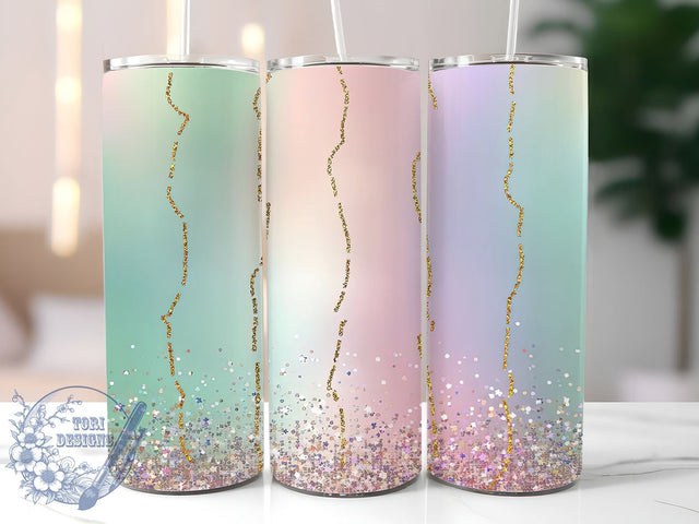 Stylish Agate Marble Tumbler, Agate Tumbler, Glitter Drinkware, Marble Design Cup, Sublimation Wrap, Trendy Tumbler, Stylish Glitter Cup, Unique Drinkware Sublimation ToriDesigns 