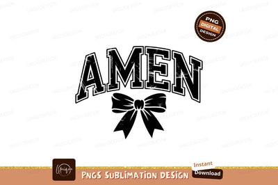 Stylish Amen Design Sublimation Png Vector Sublimation Designangry 