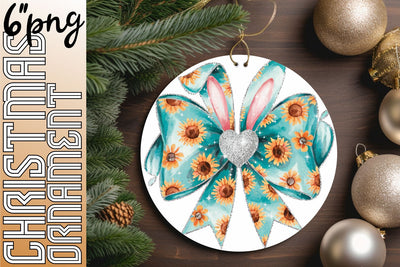 Stylish circle PNG files for delightful keychains, create with flair., Easter Bunny Sublimation HoodArtCraft 