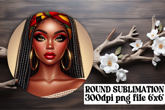 Stylish circle PNGs for trendy keychains, perfect for sublimation! , Love Girl Sublimation afrosvg 