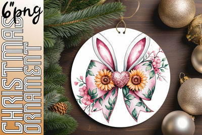 Stylish circle templates for crafting stunning keychains, create with joy., Easter Bunny Sublimation HoodArtCraft 