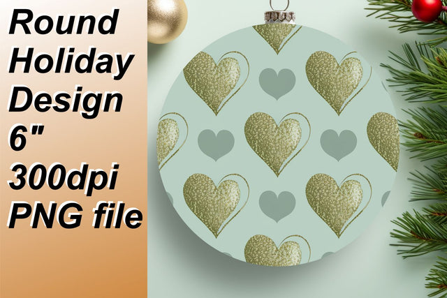 Stylish circle templates for unique keychains, unleash your artistic side., Heart Sublimation HoodArtCraft 