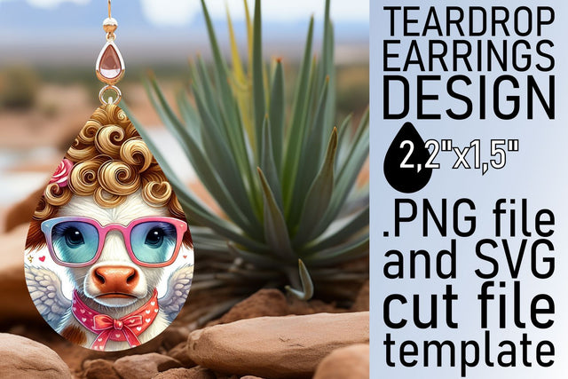 Stylish design, ideal for custom earrings! , Valentines Sublimation afrosvg 