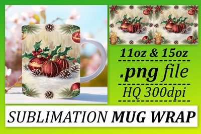 Stylish designs for 11oz and 15oz mugs, get started! , Christmas Sublimation afrosvg 
