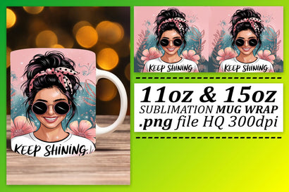 Stylish designs for 11oz and 15oz mugs, get started! , Woman Sublimation afrosvg 