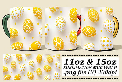 Stylish Easter Theme Drinkware | Spring Sublimation 11oz 15oz Sublimation afrosvg 