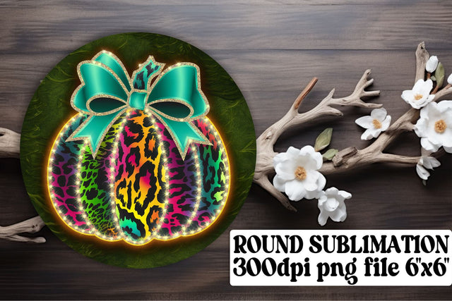 Stylish keychain PNGs, ideal for colorful round designs! , Neon Fall Sublimation afrosvg 