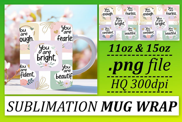 Stylish mug templates, ideal for coffee enthusiasts! , Quote Sublimation afrosvg 