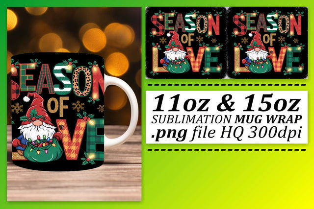 Stylish mug wrap PNGs, impress with every sip! , Gnomes Sublimation afrosvg 