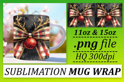 Stylish mug wrap PNGs, perfect for DIY projects! , Xmas Sublimation afrosvg 