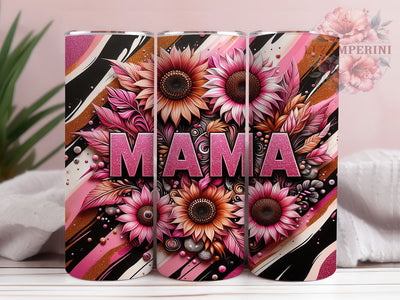Stylish Pink Sunflower Trendy Mama Tumbler Wrap, Pink Sunflower Tumbler PNG, 20oz Sublimation Design, Stylish Mom Tumbler Wrap, Floral Mama Tumbler PNG, Cute Sunflower Tumbler Sublimation Li Zamperini 