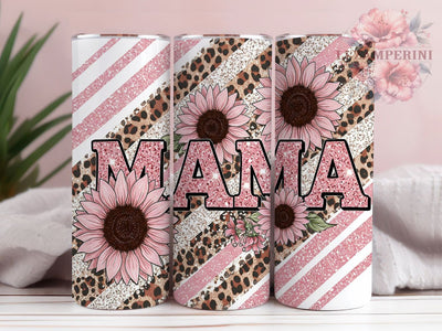 Stylish Pink Sunflower Trendy Mama Tumbler Wrap, Pink Sunflower Tumbler PNG, 20oz Sublimation Design, Stylish Mom Tumbler Wrap, Floral Mama Tumbler PNG, Cute Sunflower Tumbler Sublimation Li Zamperini 