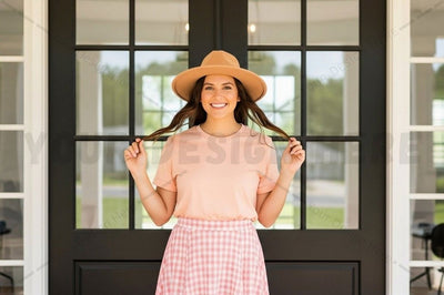 Stylish pink t-shirt mockup design Mock Up Photo Designangry 