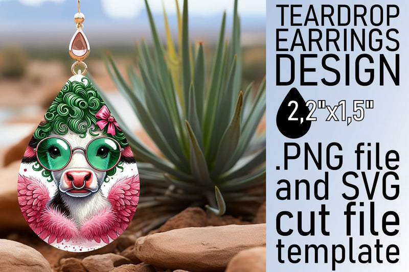 Stylish PNG design, great for custom earrings! , Valentines Sublimation afrosvg 