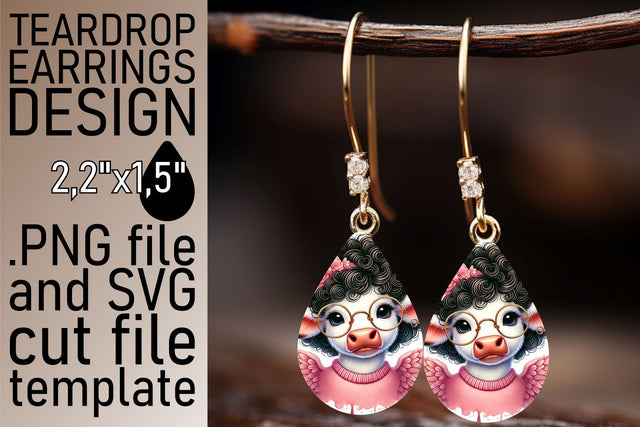Stylish PNG design, ideal for custom earrings! , Valentines Sublimation afrosvg 
