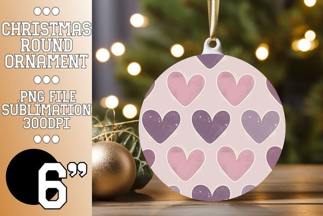 Stylish round designs for charming keychains, craft with joy., Heart Sublimation HoodArtCraft 