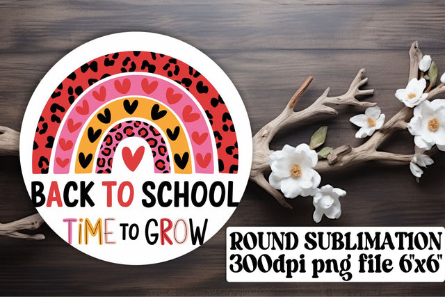 Stylish round designs for keychains, ready for vibrant use! , Back To School Sublimation afrosvg 