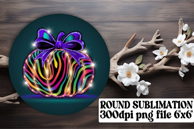 Stylish round designs for keychains, ready for vibrant use! , Neon Fall Sublimation afrosvg 