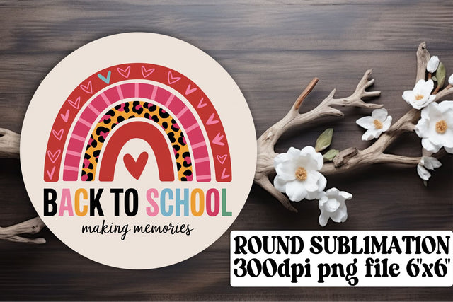 Stylish round designs for keychains, sublimation-friendly! , Back To School Sublimation afrosvg 